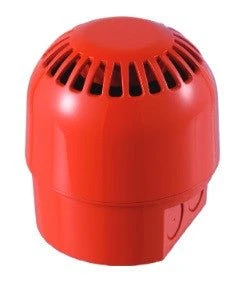 PSS-0063 Klaxon Red Sonos Sounder Deep Fase (AC)
