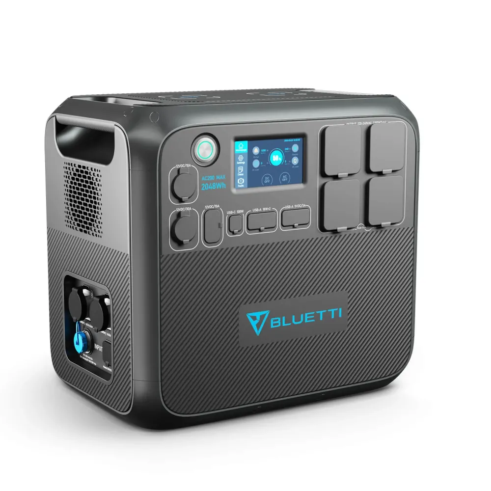 BLUETTI AC200MAX laajennettava voimalaitos | 2000W 2048Wh