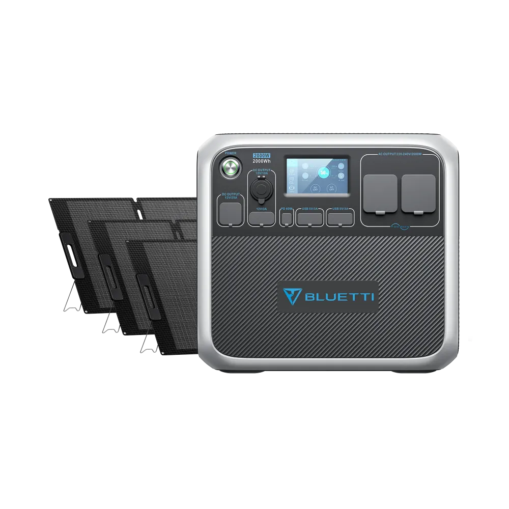BLUETTI AC200P + 3*PV2000 aurinkogeneraattorisarja