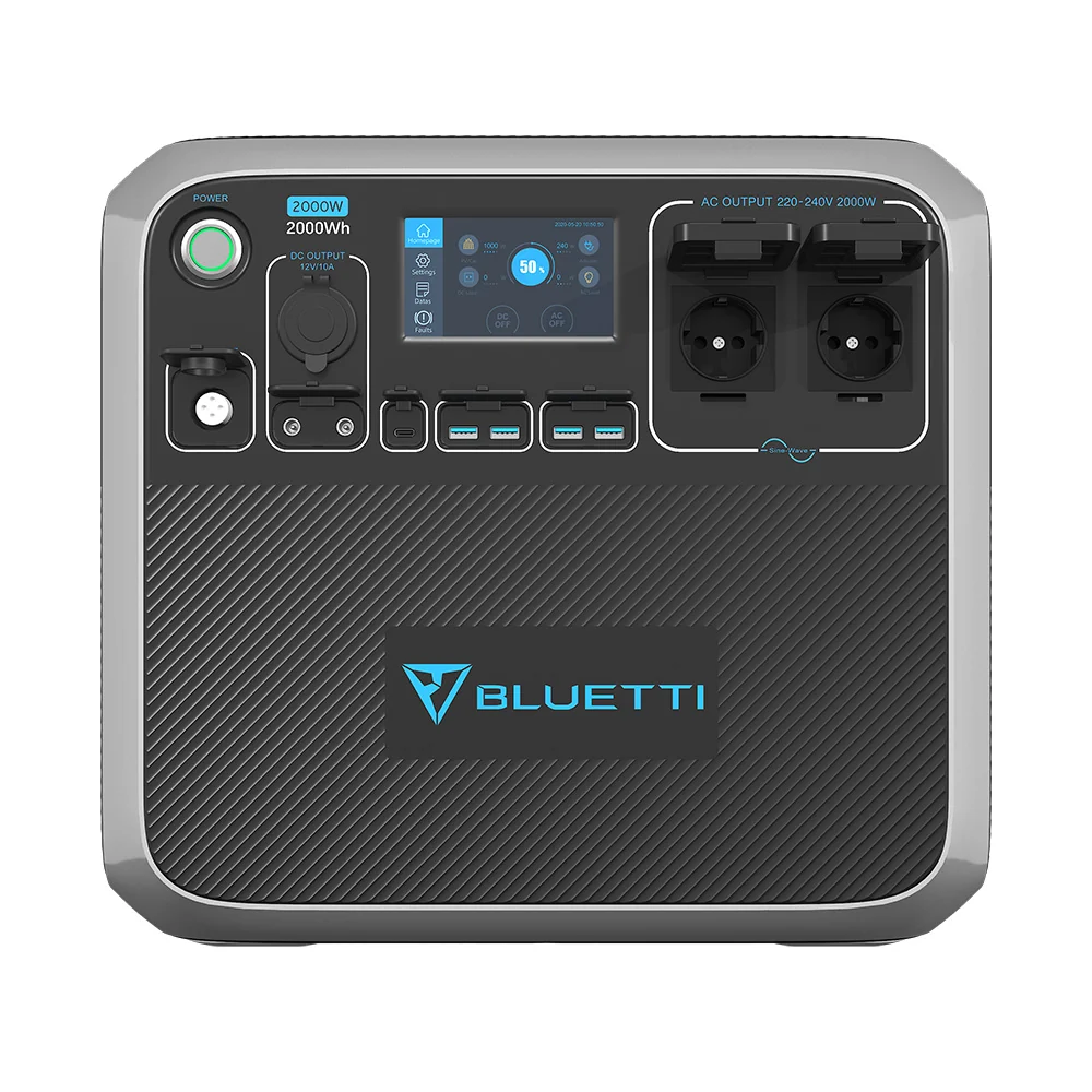 BLUETTI PowerOak AC200P kannettava aurinkovoimala | 2000W 2000Wh