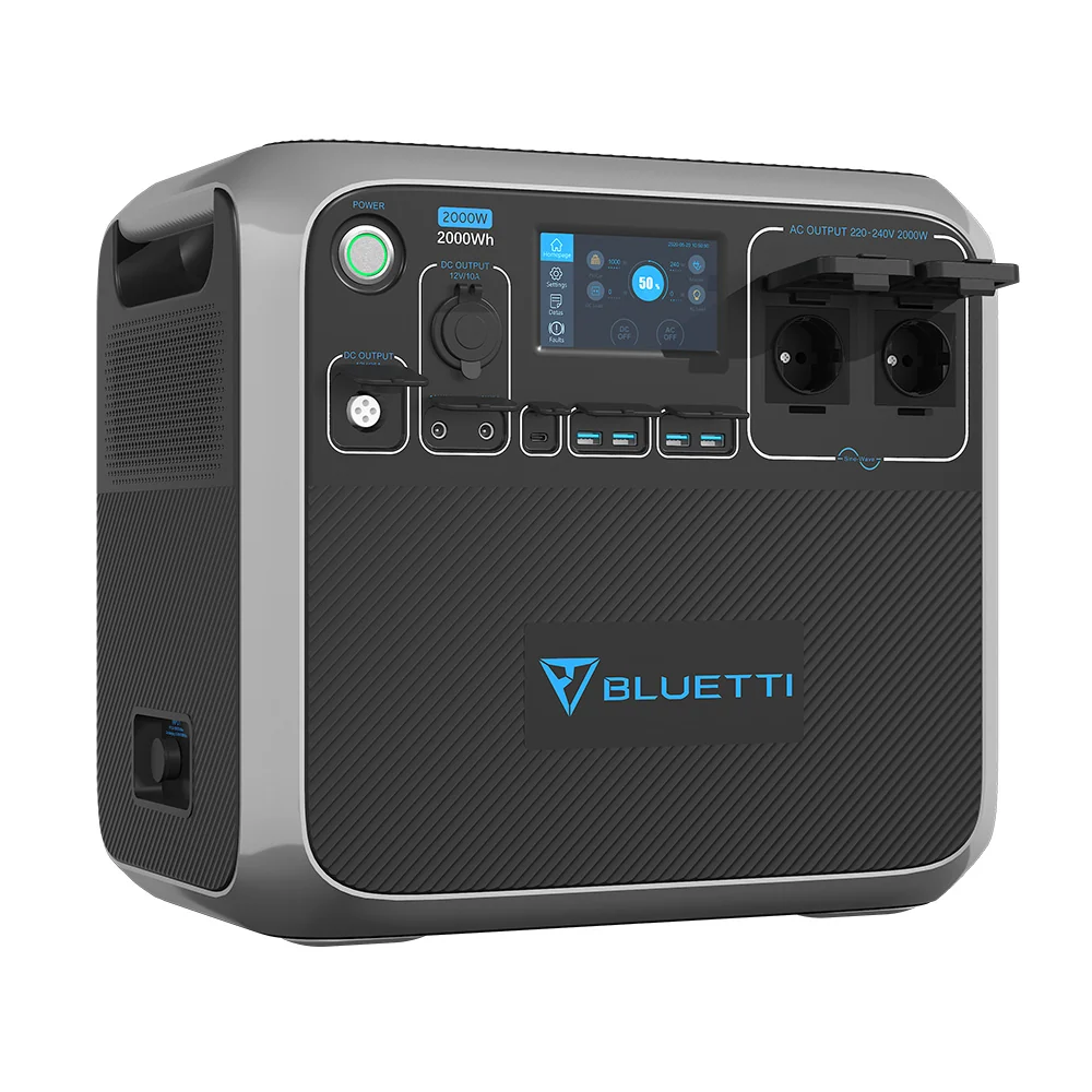 BLUETTI PowerOak AC200P kannettava aurinkovoimala | 2000W 2000Wh