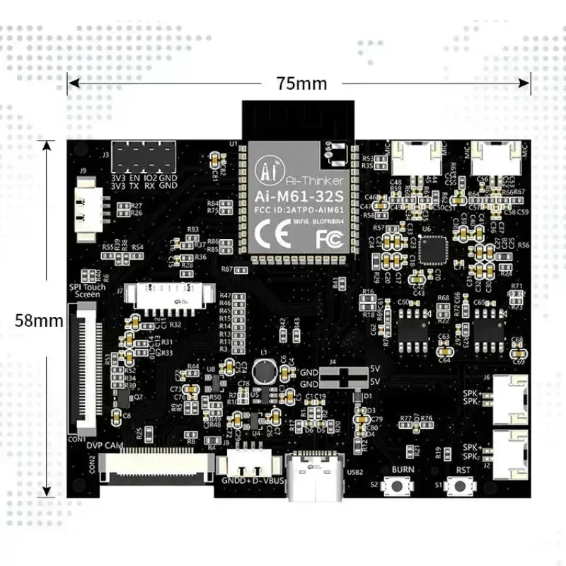 Ai-Thinker AiPi-Eyes-S1 WiFi-kameran kehityskortti