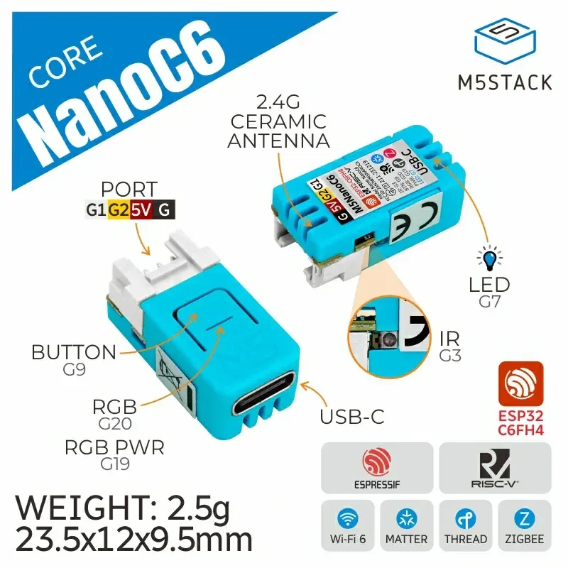 M5Stack NanoC6 kehityspaketti