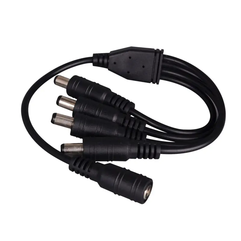 Kaapelin jakamissovitin 1-4 | Nainen - 4x uros | Cob -LED -kaistale