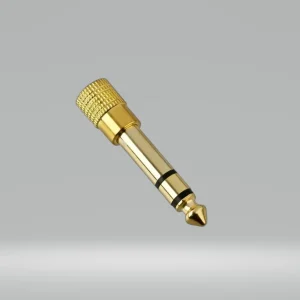 Kuulokeadapteri M5-kierteellä, 3,5->6,3 mm
