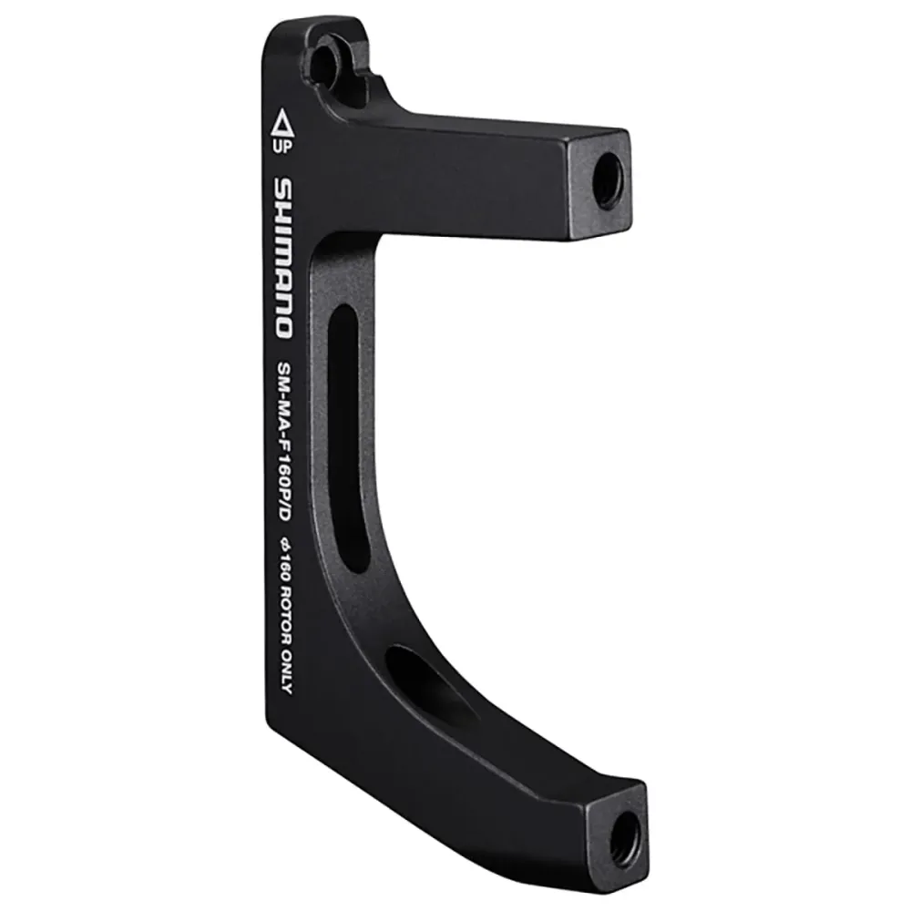 SHIMANO SM-MA-F160 POST MOUNT > FLAT MOUNT 160 mm:n levy etusatulan sovitin