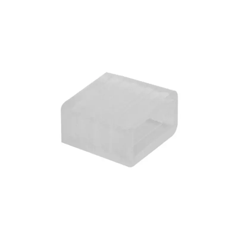 Päätykorkki | Kiinteä | 8mm | 24V | COB LED -nauha | IP67