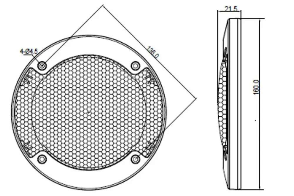 BLAUPUNKT ICx 542 2-tie Autokaiuttimet (13 cm, 5,4")