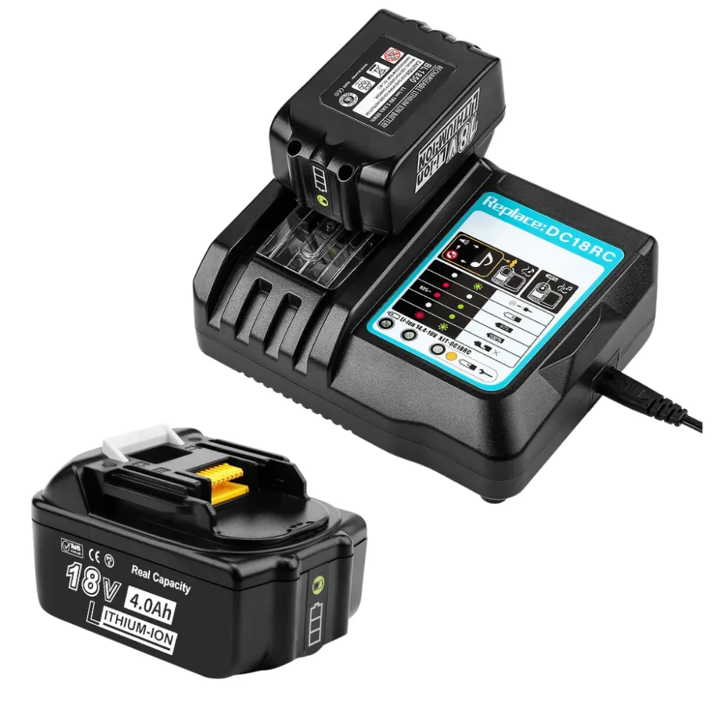 Aloituspakkaus, 18V Pikalaturi + 4Ah Real Capacity-akku