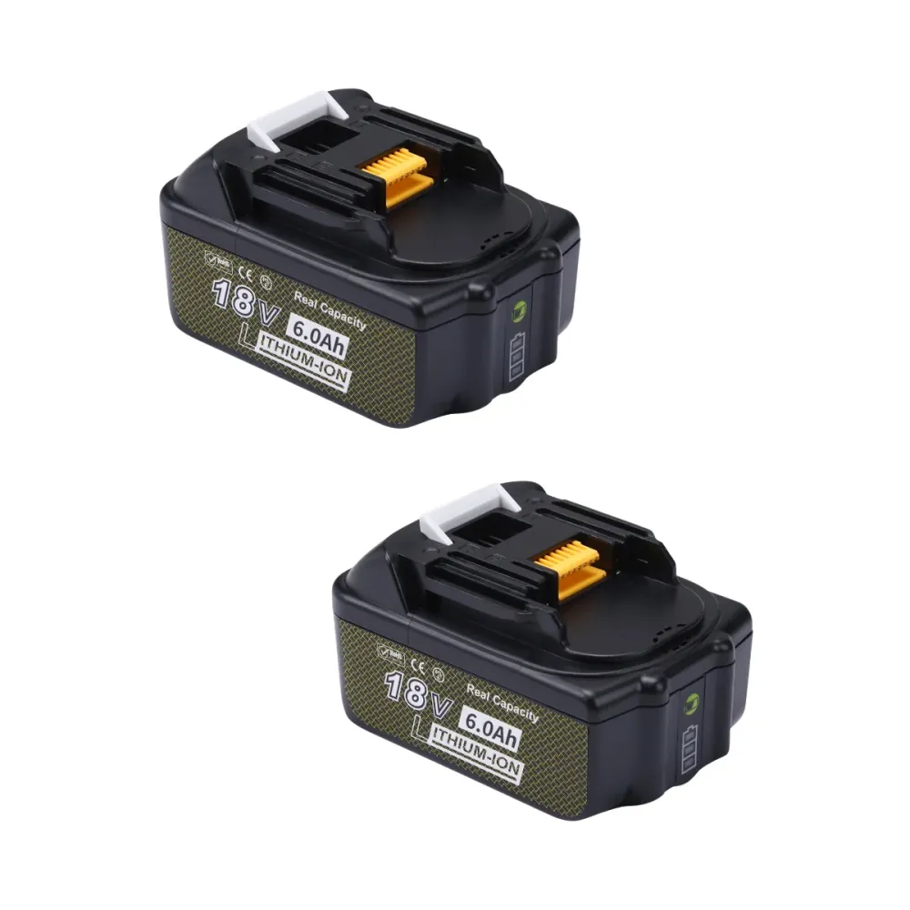 Tarvikeakku 18V 6Ah 2-pack, Real Capacity Milton
