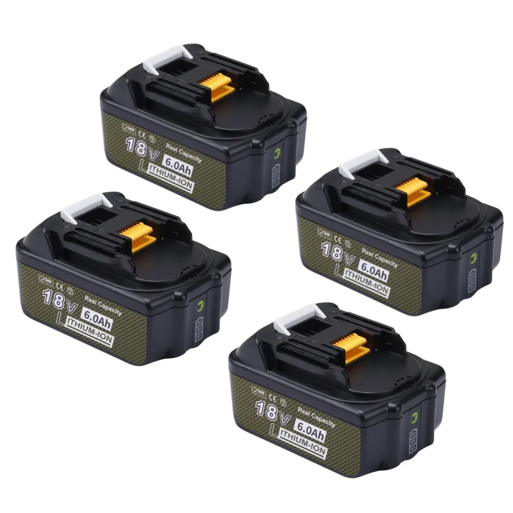 Tarvikeakku 18V 6Ah 4-pack, Real Capacity Milton