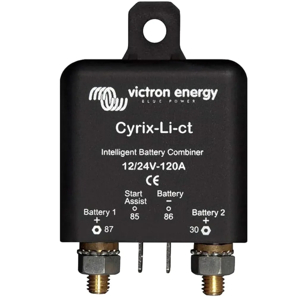 Victron Energy Cyrix-Li-CT 12/24-120A Älykäs Li-ion kaksoisakkurele