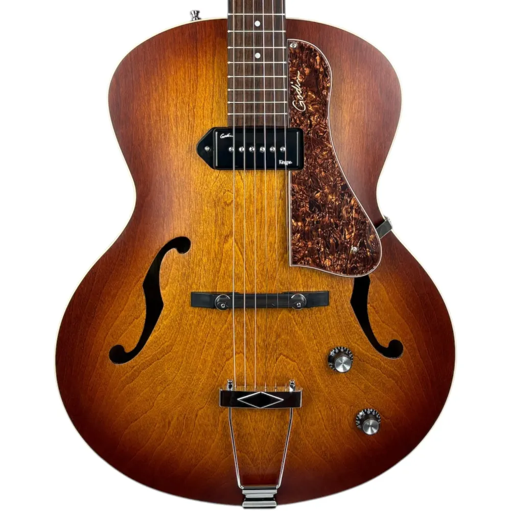 Godin 5th Avenue Kingpin P90 – Cognac Burst