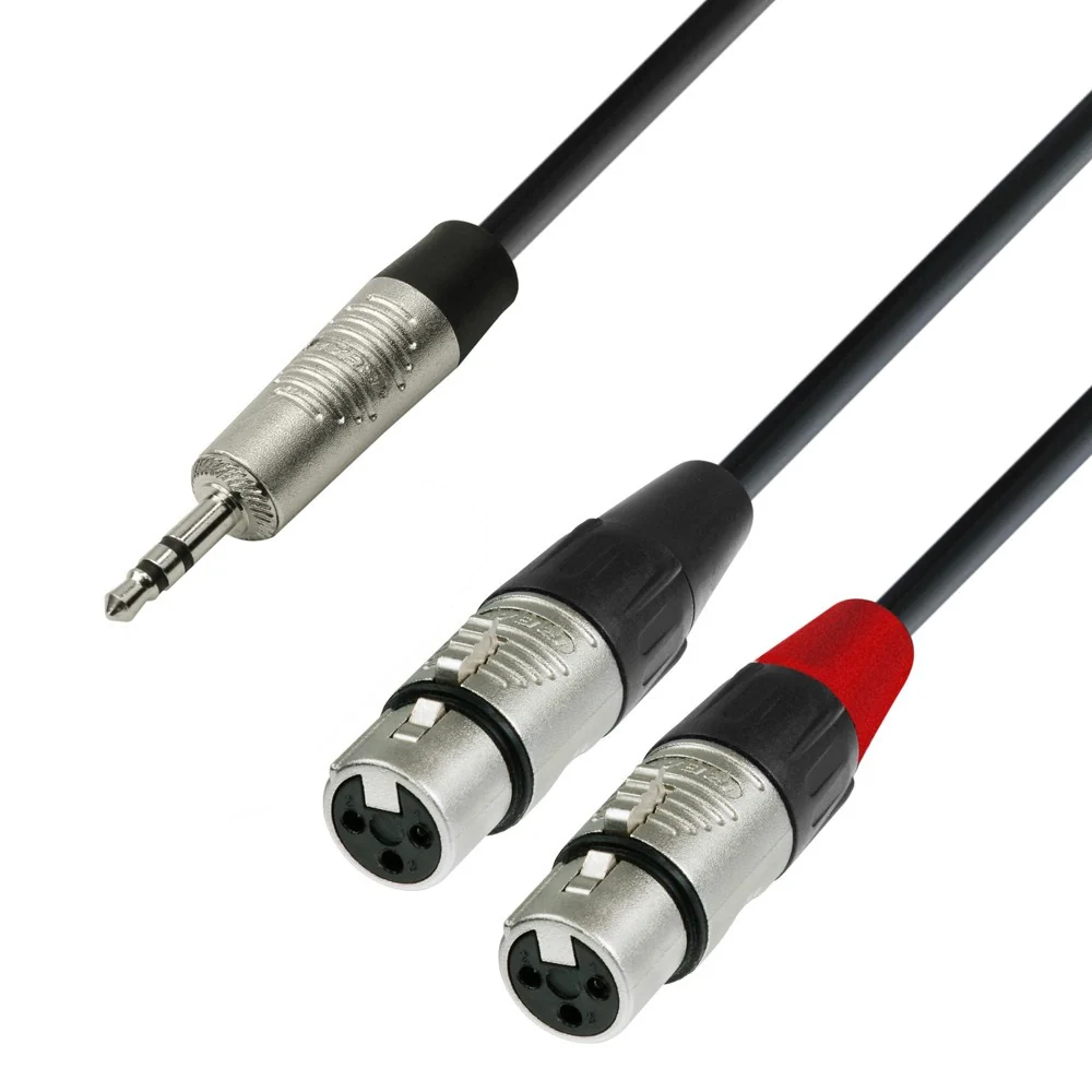 MiniJack to XLR Naaras Adapterikaapeli (1,8m)