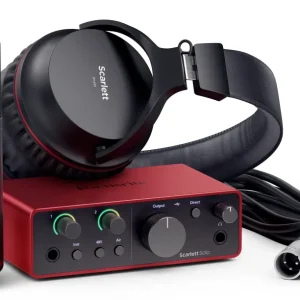 Focusrite Scarlett Solo Studio 4th Gen Lydkort Pakke