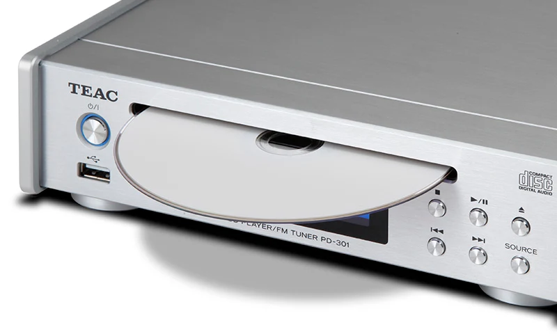 TEAC PD-301DAB-X/S, DAB+/FM ja CD Soitin (Hopea)