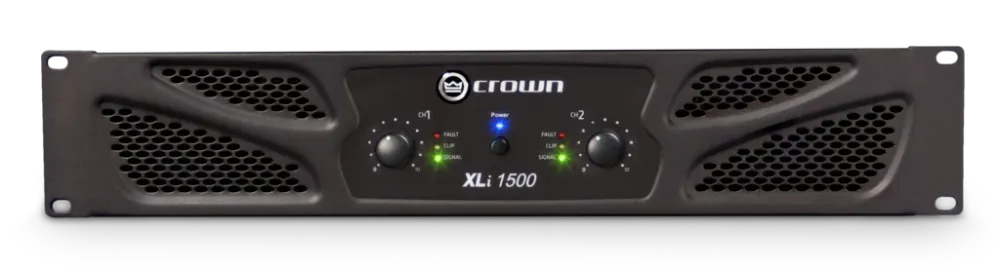 Crown XLi1500 Tehovahvistin (2x330W, 8 Ohm)