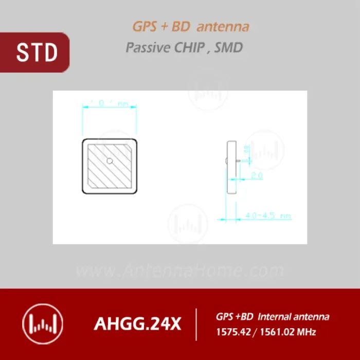 AntennaHome SMD-keramiikkapiirilevy passiivinen antenni GPS
