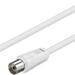Fuj:tech antennikaapeli, 1 m, valkoinen