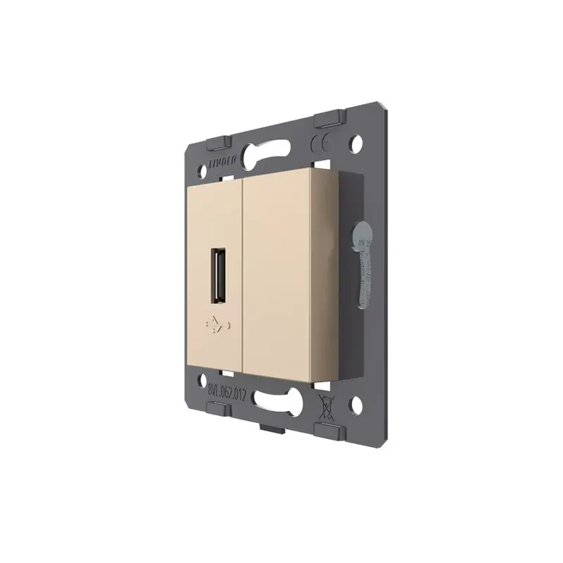 Livolo | Kulta | SR | USB -laturin sokea levy