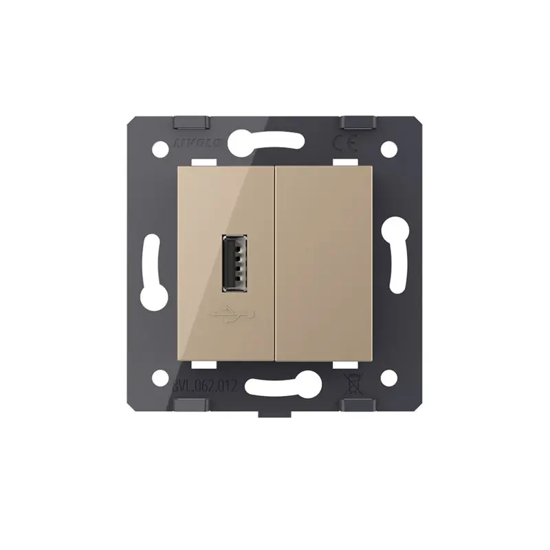 Livolo | Kulta | SR | USB -laturin sokea levy