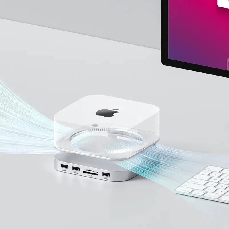 USB-C-keskitin M.2 SSD -telakointiasema Mac Mini M4/M4 Prolle