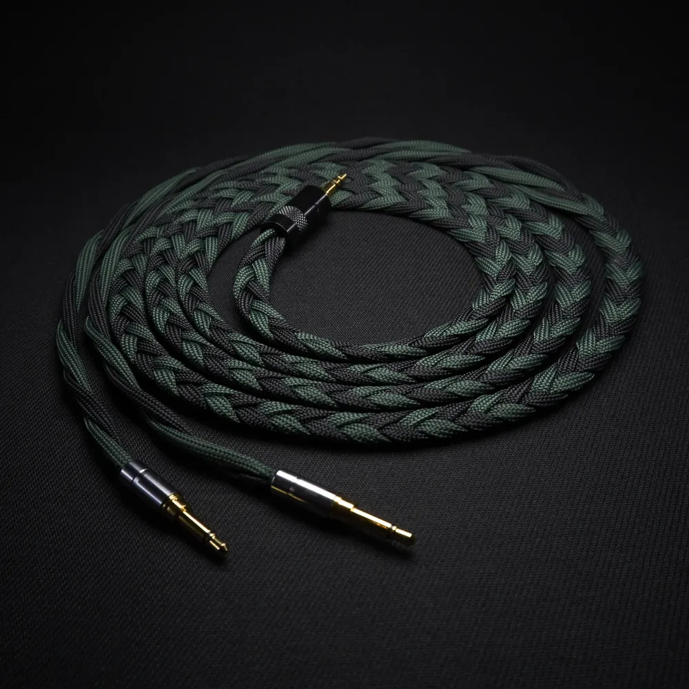 Fostex T60RPmk2 mukautettu kaapeli (kaksois-3,5 mm) - Aranea-sarja Arachne Audio