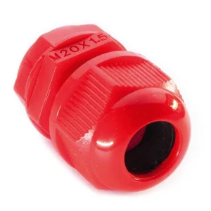 DT20RLN/10PK palokaupan tarvikkeet Punaiset kaapelirauhaset 20 mm (laukku 10) Fire Trade Supplies