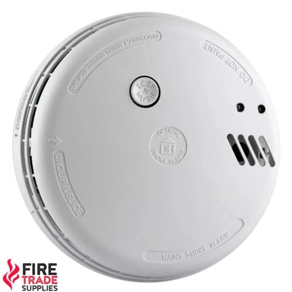 EI 146RC Optinen savuhälytys 230 V + alkalinen varmuuskopiointi Aico