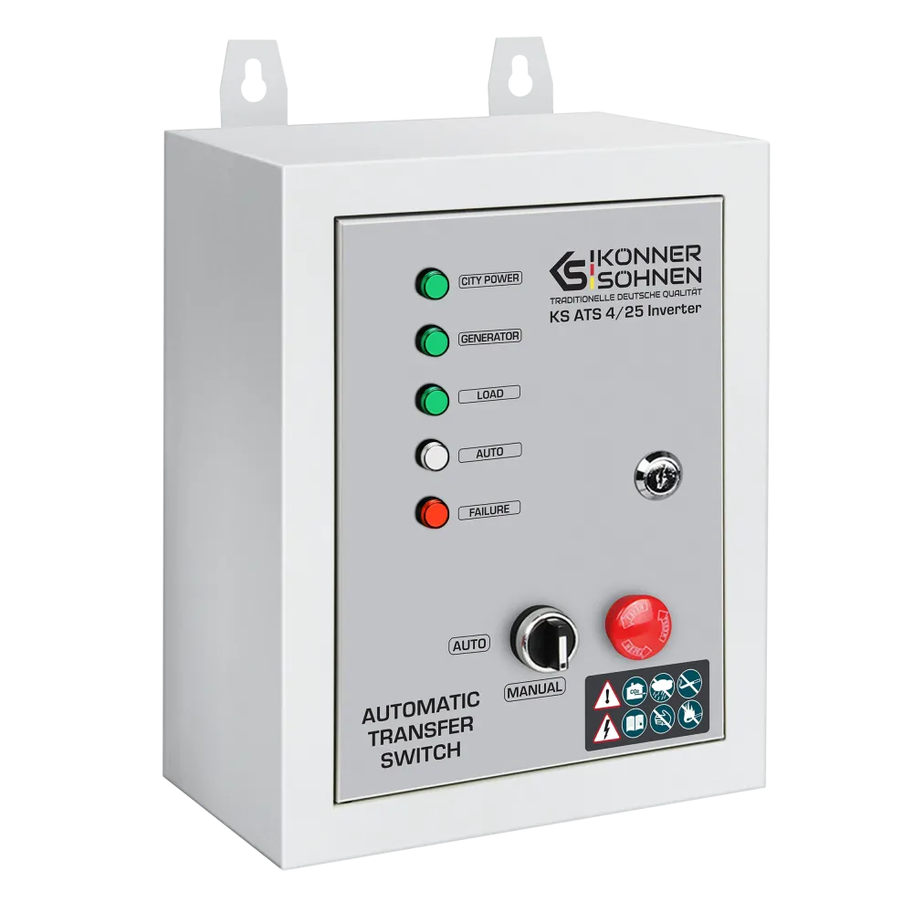 Automaattinen siirtokytkin KS ATS 4/25 Inverter Könner & Söhnen