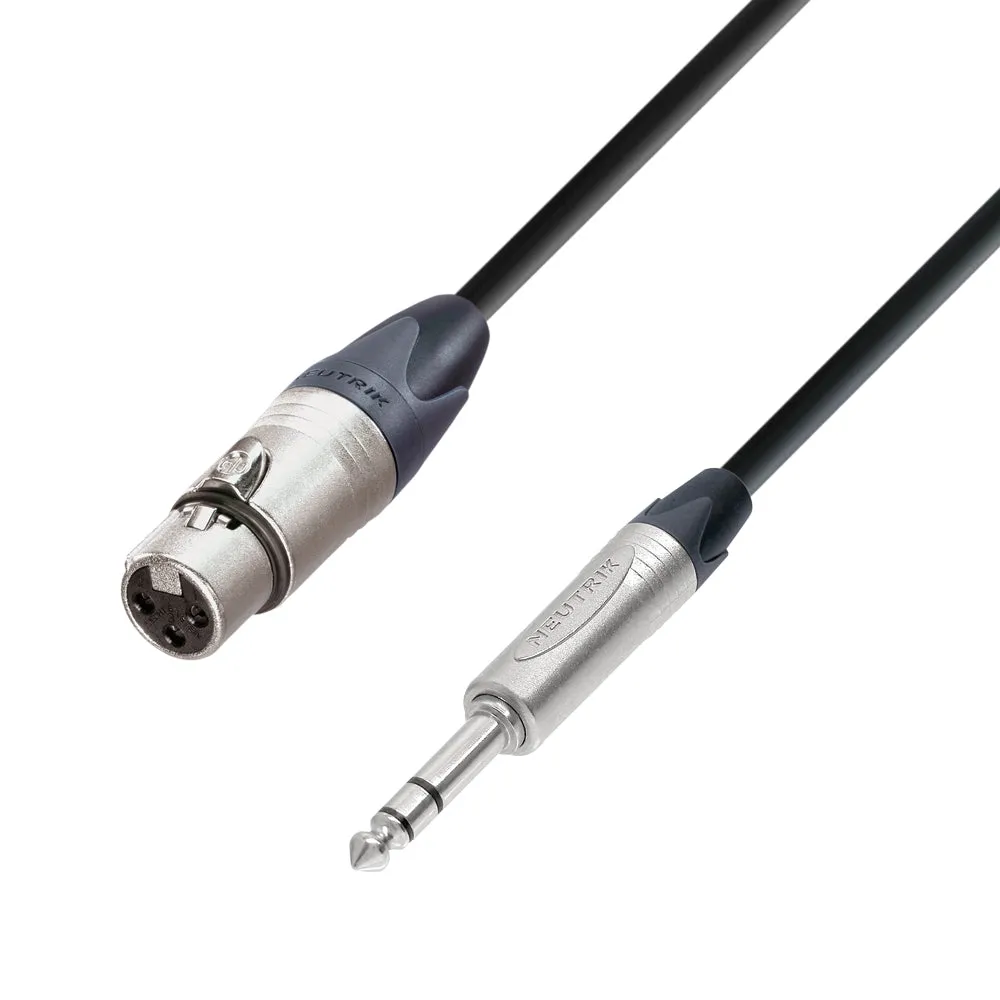 Neutrik XLR Naaras Balansoituun Jackiin (3 mtr.)
