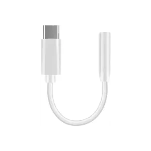 Fuj:tech USB-C - 3.5mm -audioadapteri, valkoinen