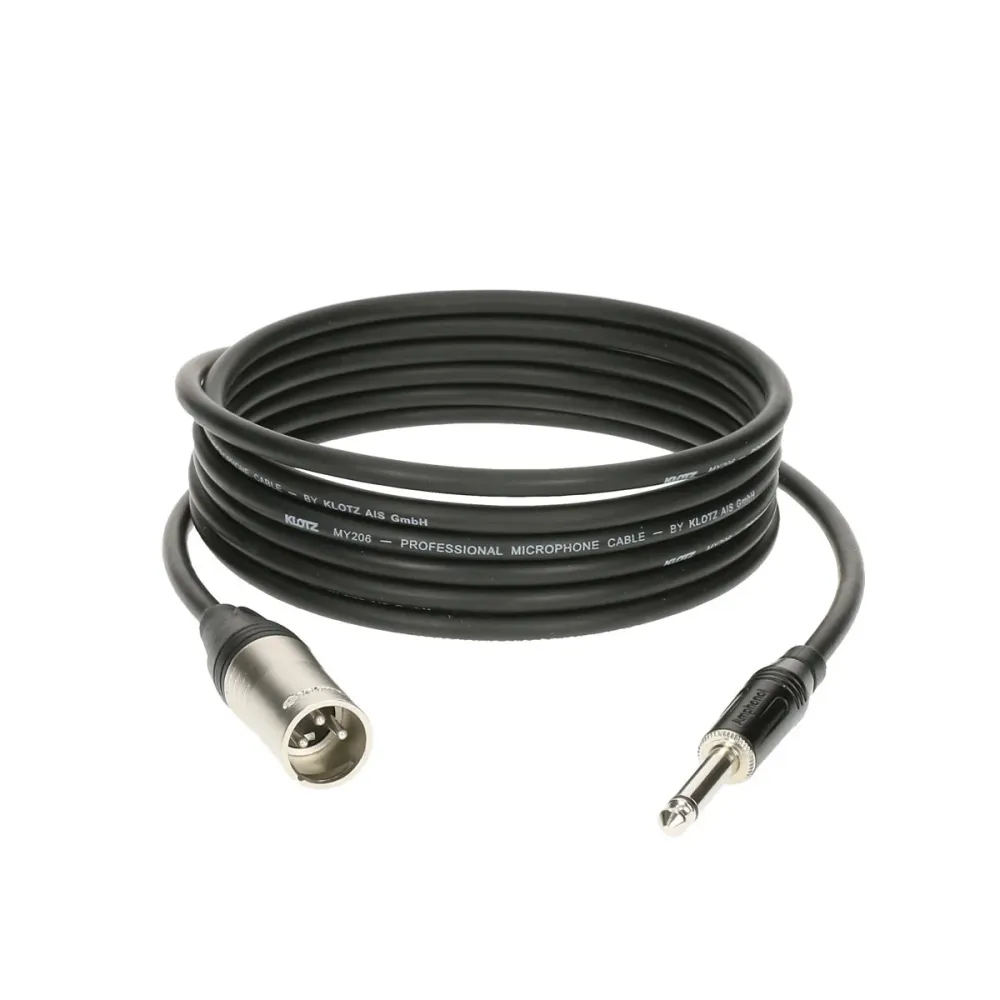 AUDIOKAAPELI 3 M XLR UROS- PLUGI