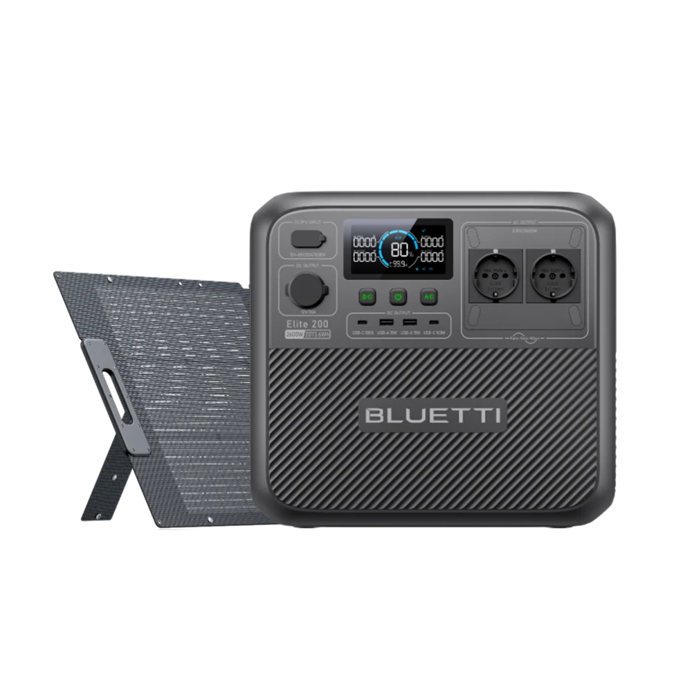 Bluetti Elite 200 V2+200 W Solar Generator Kit BLUETTI-EU