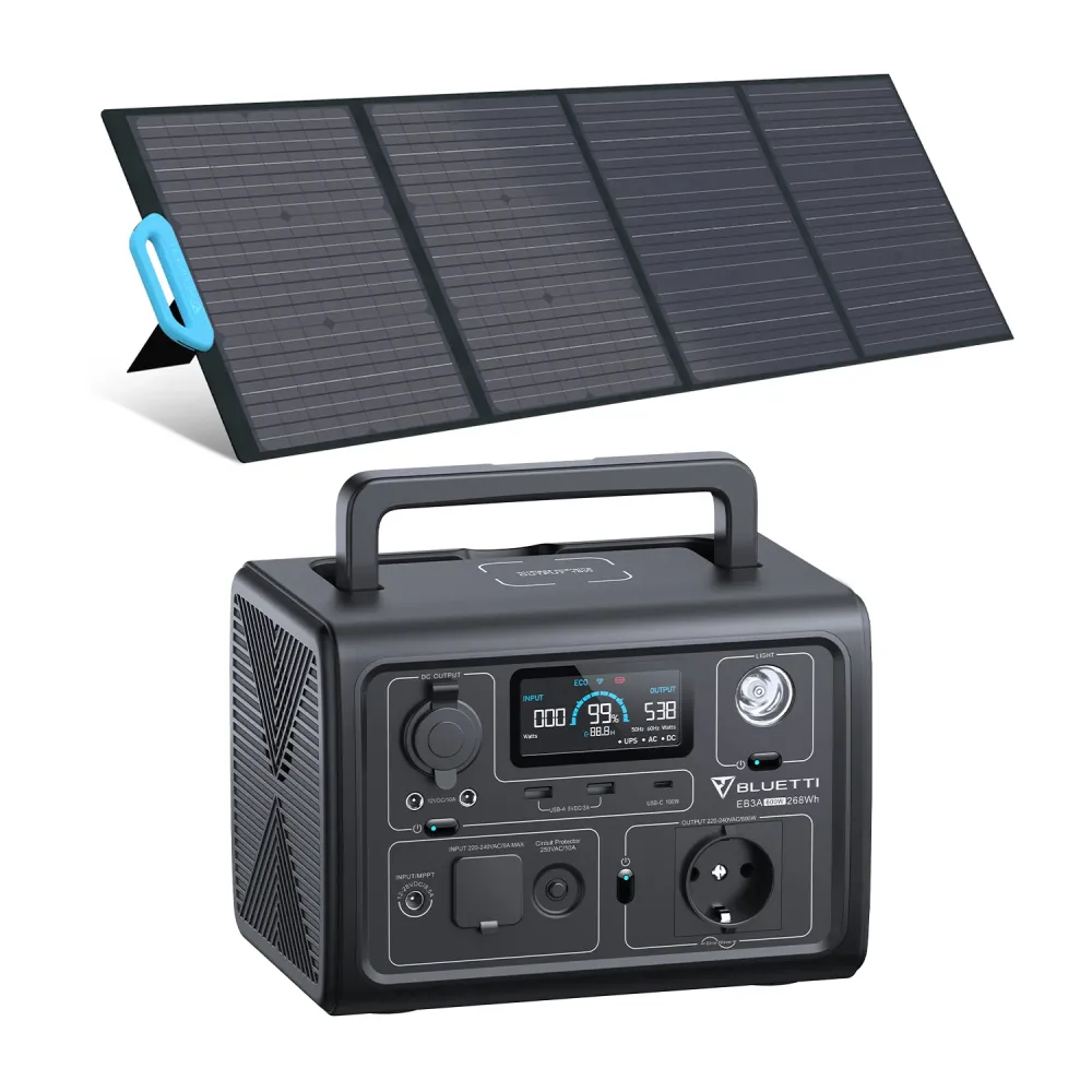 Bluetti EB3A+120W Solar Generator Kit Bluettipower-EU
