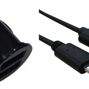 Enjoy autolaturi 2 x USB ja USB-C -kaapeli 1.2m