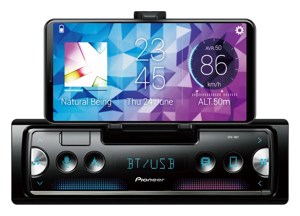 Pioneer SPH-20DAB Älypuhelinvastaanotin DAB ja Bluetooth