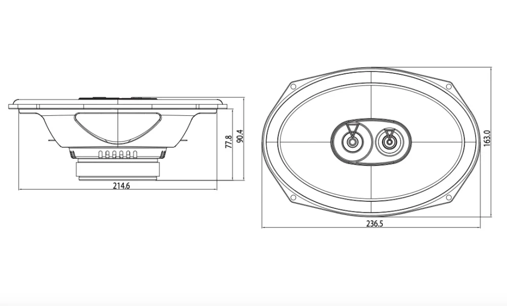 JBL CLUB 9632 (255W, 6"x9")