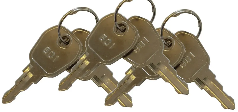 K801 Vara -ovenäppäimet (6 -pakkaus) HAES -palohälytyspaneeleille