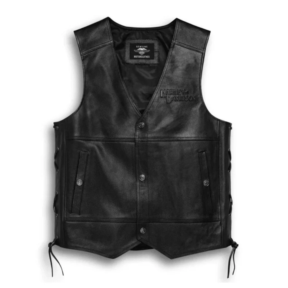 Harley-Davidsonin miesten Tradition II -nahkkaliivi S