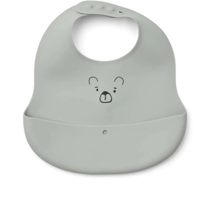 Liewood Ember Hagesmæk - 2-pak - Mr. Bear/Dove Blue/Whale Koboltti