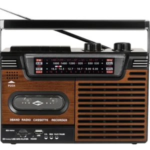 Studio 57 Kassetinauhuri FM:llä ja Bluetoothilla, Ruskea