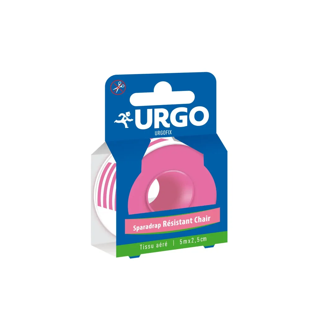 Urgofix - Kestävä kipsi - Liha - 5 m x 2,5 cm - Urgo