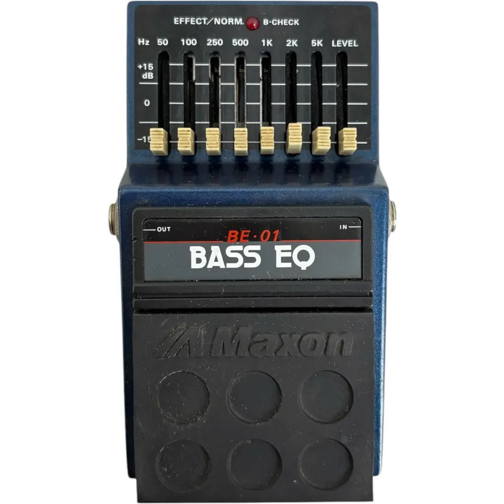 Maxon Bass EQ BE-01 -efektipedaali – Vintage Japan