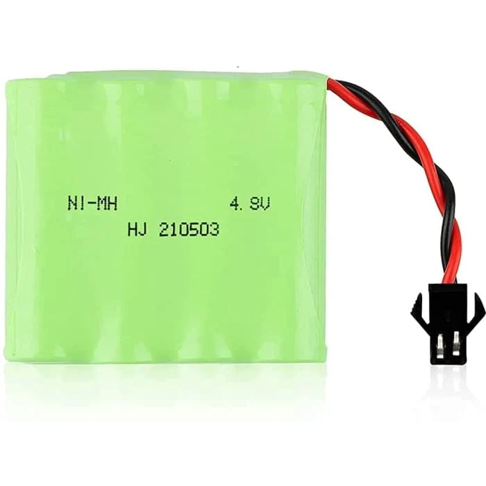 4.8V Ni-MH 1200mAh ladattava akku auton kaukosäätimeen YUNIQUE GREEN-CLEAN-POWER