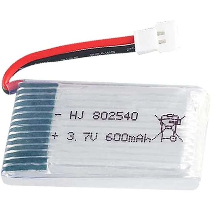 Akku Syma Drone x5C X5 3.7V 600 mAh 25C Advanced Lipo -akkuun 3.7V 600 mAh 25C Advanced Lipo YUNIQUE GREEN-CLEAN-POWER