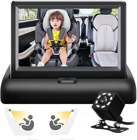 BabyCam 1080P | Aina yhteydessä matkalla - Selkeä takapenkkinäyttö pienokaisellesi