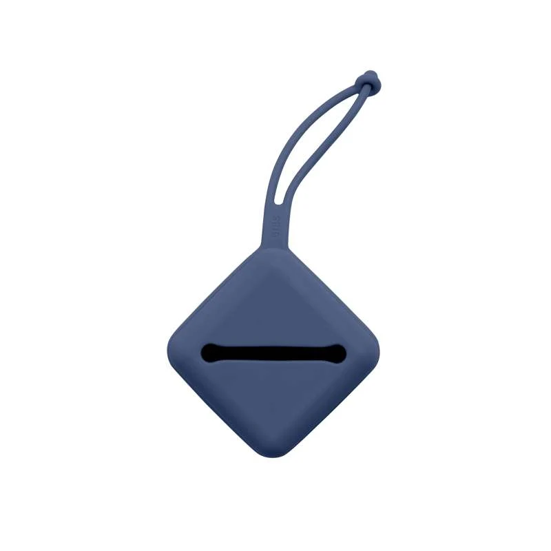 BIBS Accessories Pacifier Case - Silikone - Sutteboks m. Plads til 3 Sutter - Steel Indigo