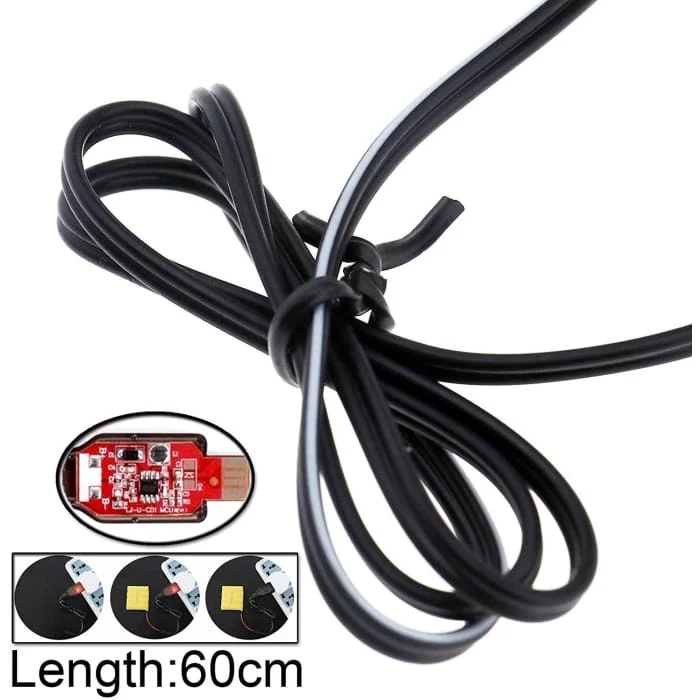 Caricatore USB 5V per Batteria 9.6V NiMH NiCd RC Auto Barca 200mA Cavo Nero YUNIQUE GREEN-CLEAN-POWER