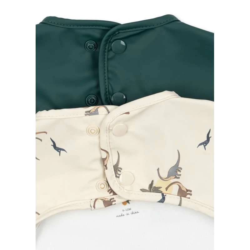 Konges Sløjd 2 PACK DINNER BIB SLEEVES - Kubi/Rain Forest